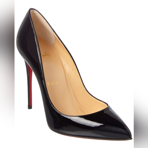 Christian Louboutin Shoes - Christian Louboutin pointed toe pigalle follies 100 black pumps